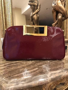 Michael Kors Berkley Large Clutch - Claret Red - Org $228 NWT - Picture 1 of 12