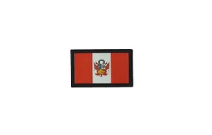 Patch printed embroidered travel souvenir biker backpack flag  peru - Picture 1 of 1