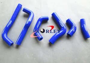 FOR HONDA CRF450R CRF 450 R 2002 2003 2004 silicone radiator coolant hose BLUE - Foto 1 di 7