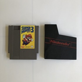 Cartuccia videogioco Super Mario Bros 3 NES NINTENDO 1985 vintage con custodia