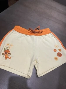 Epcot Flower Bird Yellow Shorts Walt Disney World Xs Disney Parks Orange Spring - Picture 1 of 4