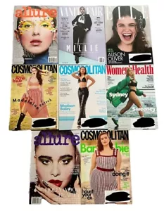 Lot of 8 Female Actress Magazines Millie Bobby Brown Barbie Ferreira Sydney Swee - Picture 1 of 3