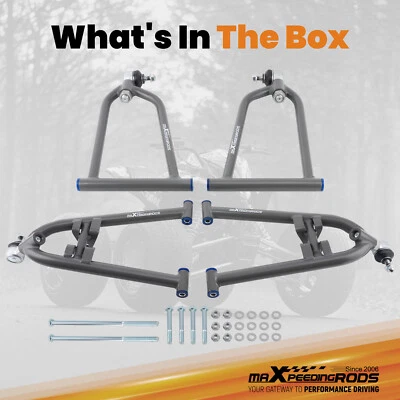 Juego de brazos A inferiores superiores delanteros 40CrMo diestros para Yamaha YFZ450 2004-2013 para ATV Foto 1 de 4