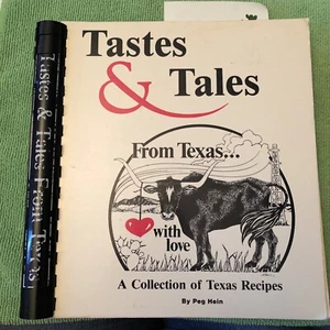 Tastes & Tales From Texas With Love Recipes By Peg Hein 180 pp 1990 cookbook - Bild 1 von 12