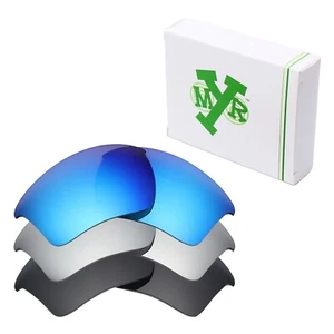 hdhut POLARIZED Replacement Lens for-Oakley Half Jacket 2.0 XL Blue/Silver/Black - Picture 1 of 12