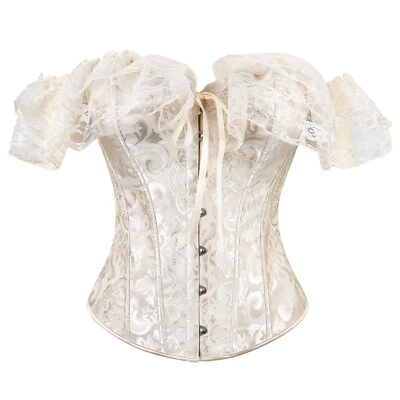 Women Steel Boned Corset Underbust Waist Training Corset Plus Size Body Shaper - Image 1 of 4