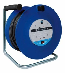 Kabelrolle 30M 4G 13A Blau, Kabel Länge 30M, Aktuelle Nenn- 13A, Für Masterplug - Bild 1 von 1