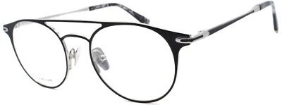 Gafas para hombre John Varvatos V169 aviador titanio 49-18-145 negras/plateadas Foto 1 de 3