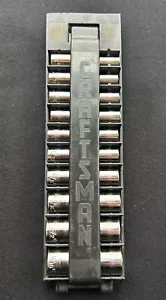CRAFTSMAN USA 10pc 1/4 Drive 6pt Deep Sockets 3/16 - 9/16 - Picture 1 of 5