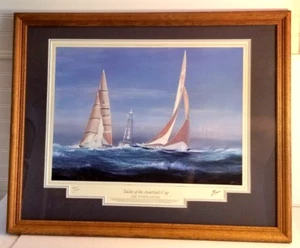 Yachts of the America's Cup "The Twelve Meters" by Tim Thompson Hand Signed - Picture 1 of 14