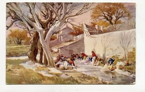 Postal Publicidad MUNGER LAVANDERÍA LA Mayo 1913 Calendario Escena de Lavado en Rusia - Imagen 1 de 2