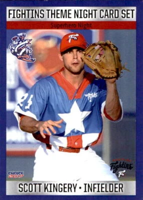 2017 Reading Fightins Theme Night Choice #34 Scott Kingery Phoenix Arizona Card - Image 1 of 2