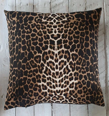 Fodera per cuscino Calisini leopardata cm 40x40 circa  - Immagine 1 di 3
