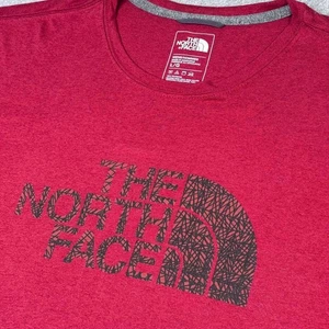 The North Face Shirt Red Flash Dry Performance Hiker Camp Men's L Outdoor - Picture 1 of 7