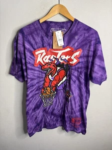 Toronto Raptors Shirt Mens Large Purple NBA Basketball Hardwood Classics Tie Dye - Picture 1 of 6