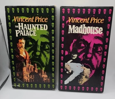 Vincent Price VHS Bundle: Madhouse And The Haunted Palace - Image 1 of 4