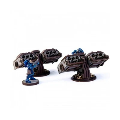 4Ground Terrain Defensive Walls - Missile Launcher, Grey (Pre-Painted) Pack New - Image 1 of 2