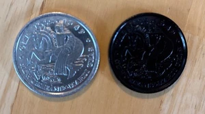 Krewe Of Okeanos Black Sheep 🐑 II 2023 black and silver Doubloons Mardi Gras - Picture 1 of 2