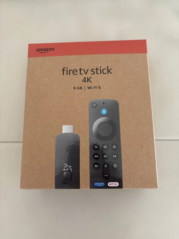 Amazon Fire TV Stick 4K 2.Gen Wi-Fi 6 Streaming 4K Ultra HD 8 GB NEU OVP - Bild 1 von 1
