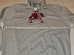 University Of Arkansas 1871 Razorbacks Pullover Hoodie Mens 2XL - Picture 1 of 5