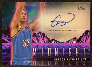 2023-24 Topps Midnight #HS-GH Gordon Hayward Horizon Signatures Auto - Picture 1 of 2