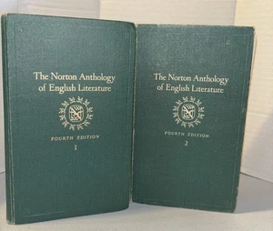 The Norton Anthology of English Literature Volume 1 & 2 Fourth Edition 1979 - Picture 1 of 13