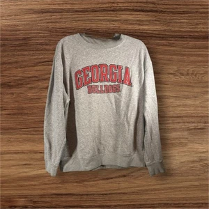 Russell Georgia Bulldogs Sweatshirt mit Rundhalsausschnitt für Herren Größe Large grau - Bild 1 von 7