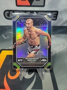 Muhammad Mokaev 2024 Topps Chrome UFC Black Refractor Card 10/10  #144 - Picture 1 of 3