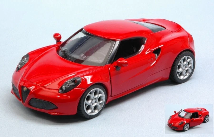 New Ray NY51193AR ALFA ROMEO 4C RED 1:32 Modellino - Immagine 1 di 1