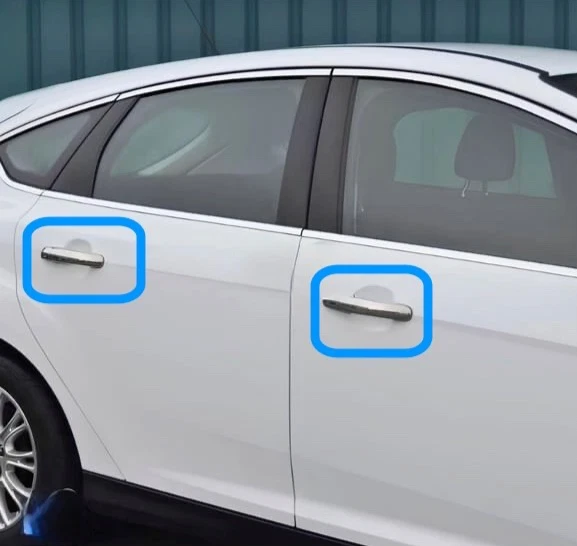 Chrome Door Handle Cover 4PCS For Ford C-Max 2002-2012 - Image 1 of 4