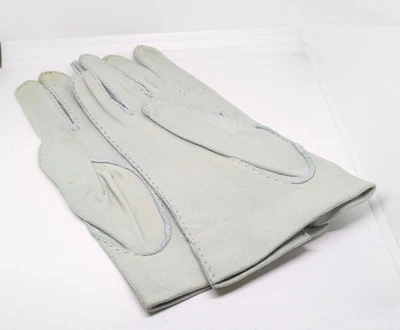 Guantes Morley Vintage Verde Damas Cuero Lavables Hechos en Inglaterra Foto 1 de 4