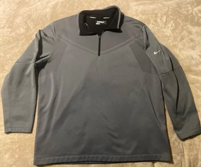Nike Golf Tour Performance 1/4 Quarter Zip Pullover Men XXL Gray Therma Fit - Imagem 1 de 4