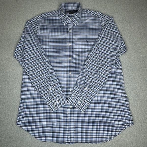 Ralph Lauren Performance Hemd Herren XL blau kariert Classic Fit Button Down - Bild 1 von 8