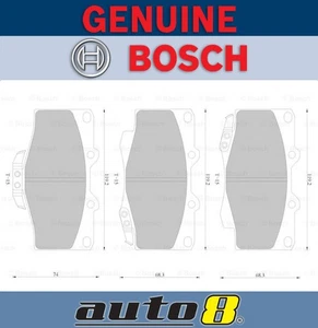 Bosch Front Brake Pads for Toyota Hilux 3L Diesel 5LE 2002 - 2005 - Picture 1 of 1