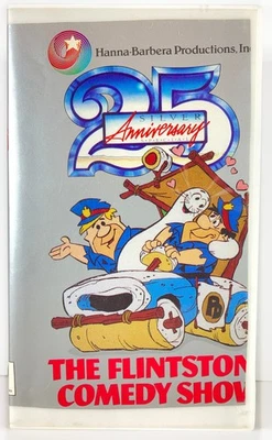 The Flintstones Comedy Show - 25th Anniversary Sliver Edition – VHS (Rare) 1985 - Image 1 of 4