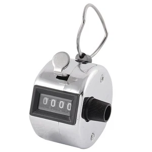 4 Digit Numbers Clicker Golf Manual Hand Tally Mechanical Palm Click Counter - Picture 1 of 3