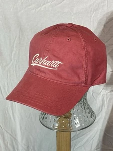 Carhartt Hat Cap Womens Strapback Peach Embroidered Logo - Picture 1 of 3