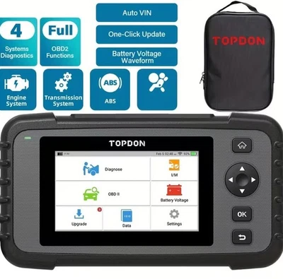TOPDON AD500 OBD2 LECTOR DE CÓDIGO ESCÁNER HERRAMIENTA DE RESTABLECIMIENTO MULTIFUNCIÓN ACTUALIZACIONES WIFI Foto 1 de 4
