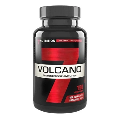 7NUTRITION VOLCANO TESTOSTERONE LIBIDO BOOSTER FAT BURNER MACA 150 VEGE CAPS