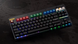 Novelkeys Final Fantasy 14 Online Keyboard Classic TKL FFXIV FF + Job Keycaps - Picture 1 of 11