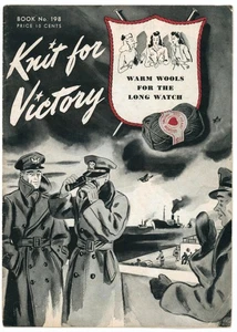 WWII 1943 Knit for Victory U.S. Military Uniform Catalog Wool Soldier Fashion - Picture 1 of 4
