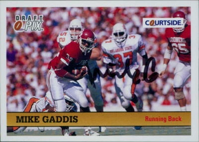 Mike Gaddis Oklahoma Sooners 1992 Courtside Draft Pix Autographed Card #85 - Image 1 of 2