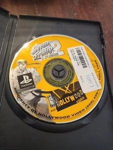 Street Fighter Collection 2 Sony PlayStation Hollywood Video Rental Tested RARE - Picture 1 of 4