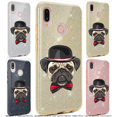 CUSTODIA COVER CASE IN TPU CON GLITTER PER IPHONE CARLINO B657 - Immagine 1 di 3