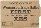 Broadside Advocating for the Support of Women Suffrage