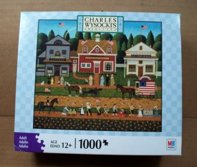 Charles Wysocki - Young Patriots ~ Rompecabezas de 1000 piezas (Hasbro, 2008) Foto 1 de 4
