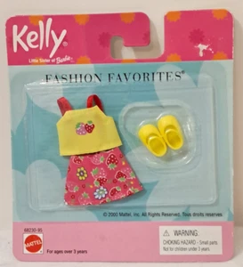 VINTAGE MATTEL KELLY LITTLE SISTER OF BARBIE FASHION FAVORITES NIP - Bild 1 von 3
