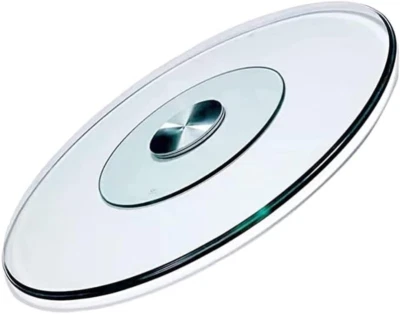 Glass Lazy Susan,31" Glass Lazy Susan for Dining Table Turntable Centerpiece wit - Image 1 of 4