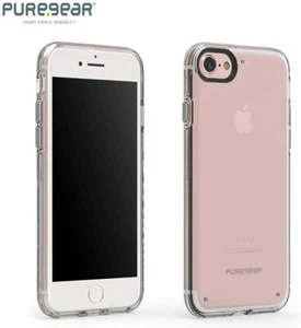 PureGear iPhone 8 Case Slim Sleek Compatible with iPhone SE 2022 - Clear - Picture 1 of 2