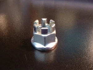 *AXLE NUT WITH FLANGE CT70 1977 -1982 CT110 FR&RR 12MM NUT (88A) - Picture 1 of 1